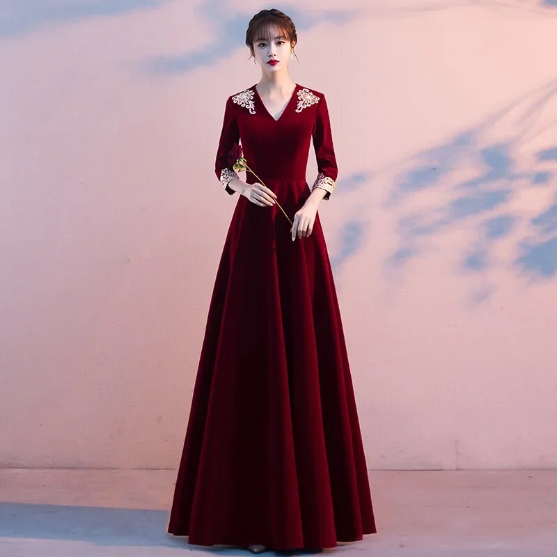2022-suosikki-simple-blue-prom-dresses-long-sleeves-exposed-boning-illusion-evening-dresses-high-slit-tulle-a-line-formal-gowns