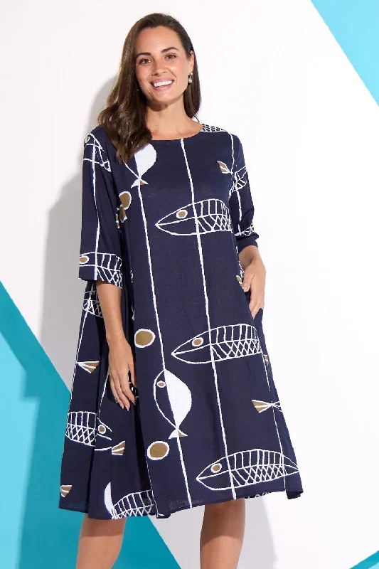 amayah-sleeved-linen-dress-navy-sea-life