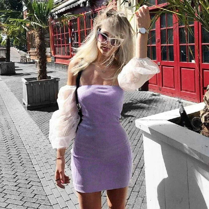 fashion-womens-holiday-mini-dress-ladies-sexy-solid-fluffy-mesh-long-sleeve-backless