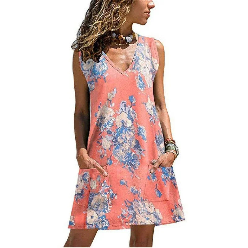 new-women-casual-loose-tunic-floral-dress-ladies-beach-swing-strappy-cami-pocket-summer
